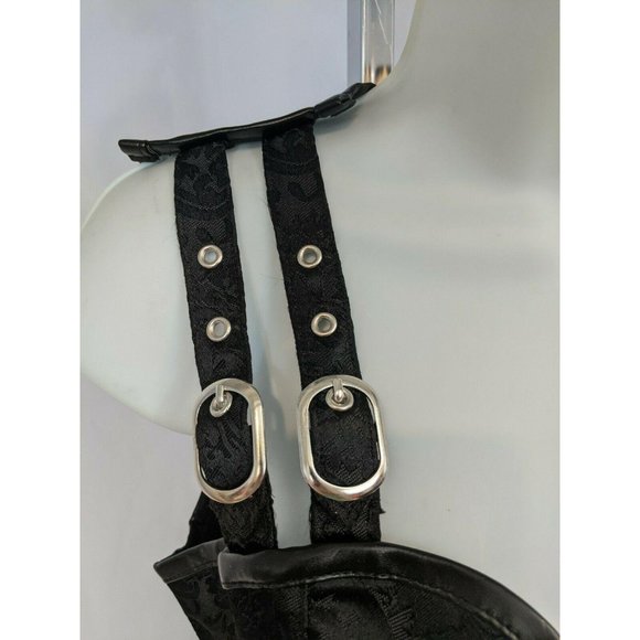 Brocade Steampunk Latch Front Corset Size M - Picture 5 of 9